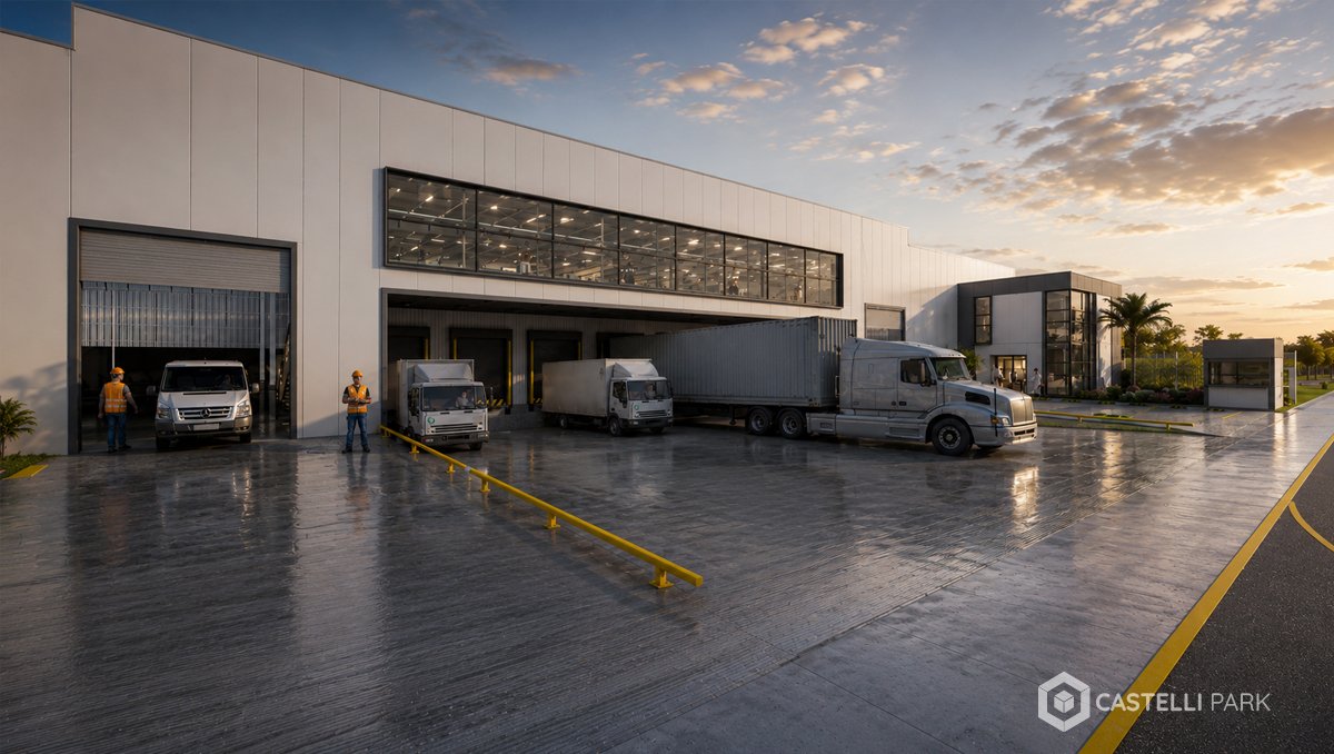 NAVE INDUSTRIAL Y COMERCIAL NUEVA EN RENTA 4270 M2